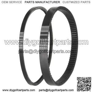 Golf Cart Drive Belt & Starter Generator Belt Fit Yamaha G2-G29 Gas J55-G6241-00