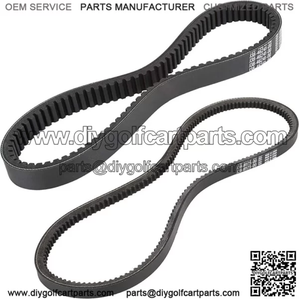 Golf Cart Clutch Drive Belt+Starter Generator Belt for Yamaha G2-G29 Drive Gas - Image 5