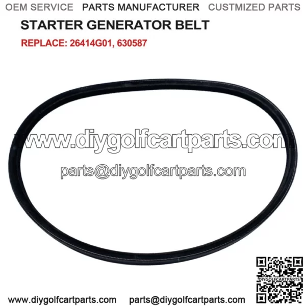Drive/Starter Generator Belt For E-Z-GO Golf Cart, RXV, Cushman,Express,Medalist - Image 2