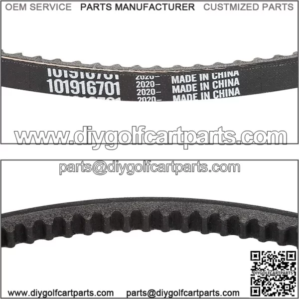 Golf Cart Starter Generator Belt fit Club Car DS 97-up Precedent 04-up 101916701 - Image 3