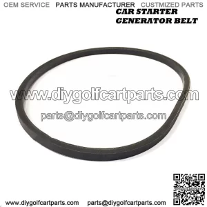 Club Car Starter Generator Belt For 1997-Up 2014+ DS/Precedent Golf Cart Black