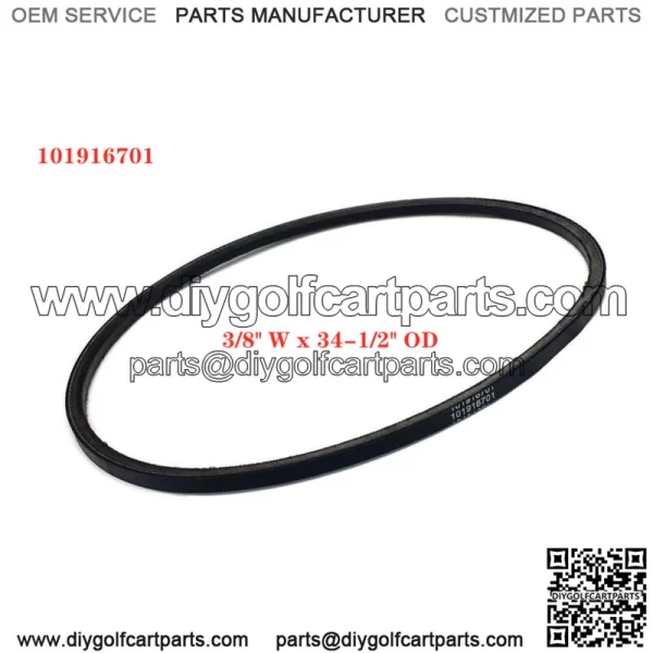Starter Generator Belt for Club Car Golf Carts DS 97-22 Precedent Gas 101916701