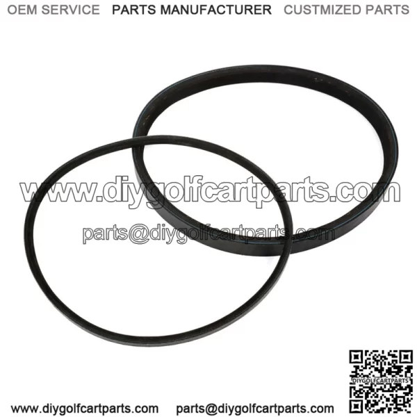 For 1997+ DS & Precedent Golf Cart Club Car Generator Starter Belt+Drive Belt