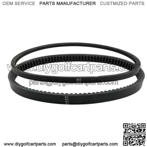 Fit for EZGO 4 Cycle Gas Golf Cart RXV Express Drive Starter Generator Belt Set