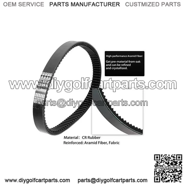 Golf Cart Drive & Starter Generator Belt for Yamaha G2-G29 4-Cycle J55.. - Image 3