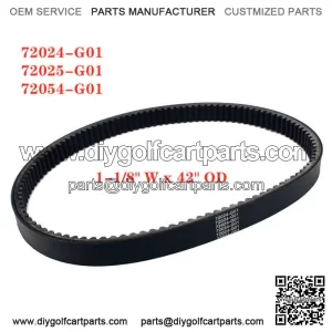 Clutch Drive Belt for EZGO TXT 4 Cycle Golf Cart 1994-2009 72024-G01  72025-G01