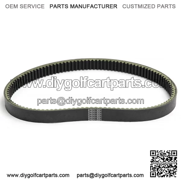 Clutch Belt Drive Belt for EZGO 2-Cycle Gas Golf Cart 1989-1991 1994 22337-G1