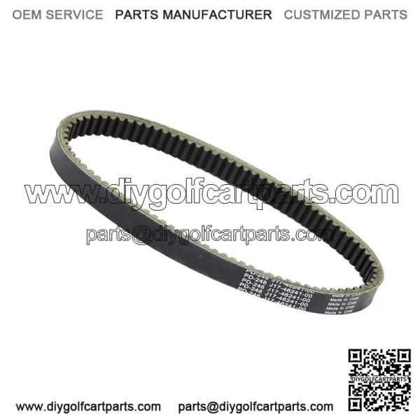 Clutch Drive Belt J10-46241-00 For 1976-1989 Yamaha G1 2 Cycle Gas Golf Cart