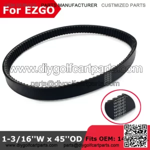 Clutch Drive Belt for EZGO Golf Cart Marathon 2PG Gas 2 cycle 1976-1987 14153-G1