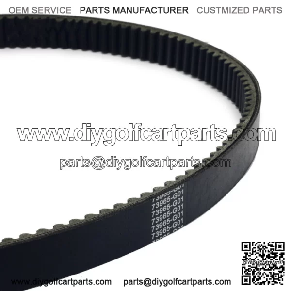 Clutch Drive Belt for EZGO Golf Carts Gas ST4x4 04-22 1-3/16"W 50-1/4" 73965-G01 - Image 2