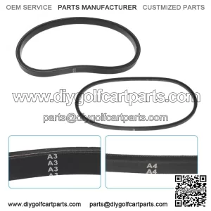 Rubber Starter Generator Drive Belt Kit for Club Car Golf Cart 101916701 1016203