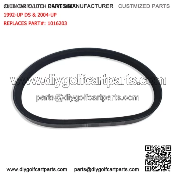 Car Drive Belt for 1016203 Club Car Golf Cart DS 1992 -Precedent 2004 2005 2006