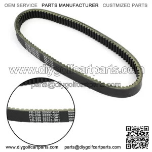 Drive Belt fit for E-Z-GO Elec Marathon 2-Cycle Gas Golf Cart 1989-1991 22337G1