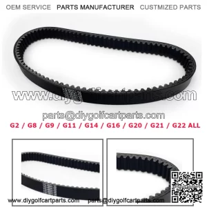 Drive Belt for Yamaha Golf Cart G2A G8A G9A G16 G20 G21 G22 G29 fit J55-G6241-00