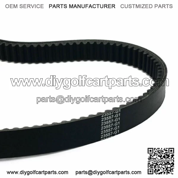Clutch Drive Belt 23557-G1 for EZGO E-Z-GO Golf Cart Gas 2-Cycle 1988 45-1/2"OD - Image 2