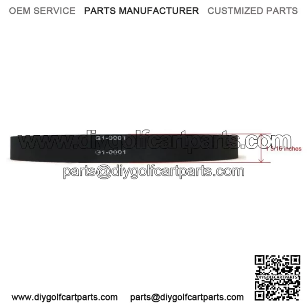 Drive Belt for 1967-1989 Columbia 2-Cycle Golf Cart High Performance Outdoor Gas - Image 2
