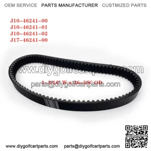 Clutch Drive Belt for Yamaha G1A Gas G1E Electric Golf Cart 76-89 J17-46241-00