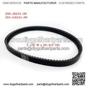 Drive Belt for Yamaha Golf Cart G29 2012-2015 G2 G8 G9 Gas Replaces J38-46241-00
