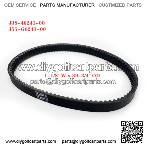 Drive Belt for Yamaha Golf Cart G29 2012-2015 G2 G8 G9 Gas Replaces J38-46241-00