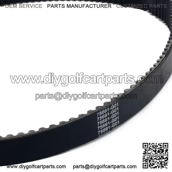 Clutch Drive Belt for EZGO E-Z-GO Golf Cart Gas ST480 ST 480 2004-2022 75691-G01 - Image 2