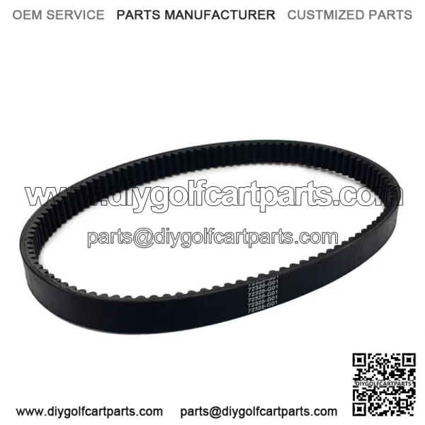 Clutch Drive Belt for EZGO E-Z-GO Golf Cart Gas 4 cycle 1991.5-2009 72328-G01