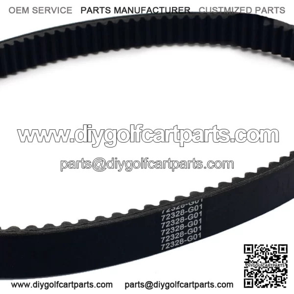 Clutch Drive Belt for EZGO E-Z-GO Golf Cart Gas 4 cycle 1991.5-2009 72328-G01 - Image 2