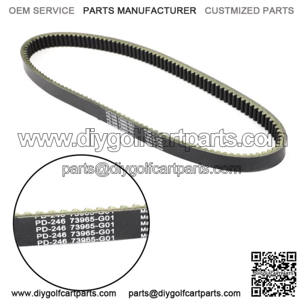Drive Belt V-belt fit for E-Z-GO Gas ST 4x4 2004-2007 Golf Cart 73965G01 A1