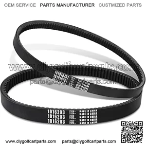 Club Car DS & Precedent Drive Belt and Starter Generator Belt Kit, Fits Club Car DS 1997-Up and Precedent 2004-Up, OEM# 101916701, 1016203