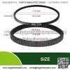 Clutch Drive & Starter Generator Belt Kit for 2008-up EZGO RXV/TXT Golf Cart Models with Kawasaki Engine, Replaces OEM # 606136, 606138, 618630, 16548G1 - Image 5