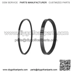 Golf Cart Drive Belt & Starter Generator Belt fit Yamaha G2, G5, G8, G9, G11, G14, G16, G20, G22 , G29 Drive Gas 4 Cycle Models , OEM# J55-G6241-00, J55-H1173-00, J38-81173-00, JN6-H1173-00