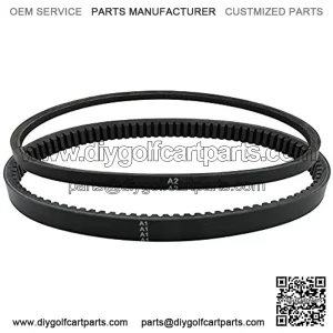 Drive Belt and StarterBelt, Fits forEZGO 4 Cycle Gas Golf Cart RXV TXT Cushman Express Marathon Medalist ST Vehicles Terrain 1994-2013,Replace 72054G01, 26414G01-Black