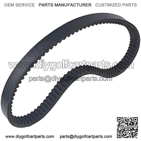 Club Car Golf Cart Drive Belt and Starter Generator Belt Kit for Club Car DS 1997-UP and Precedent 2004-UP, Replace 101916701, 1016203 - Image 2
