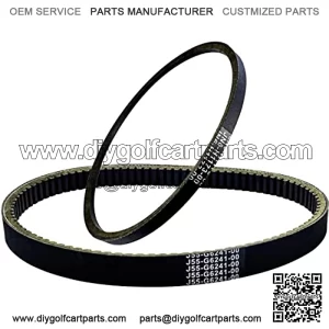 J55-G6241-00 JN6-H1173-00 Drive & Starter Belt Set for Yamaha G2 G8 G9 G11 G14 G16 G22 Drive G29-4 Cycle Gas Golf Cart