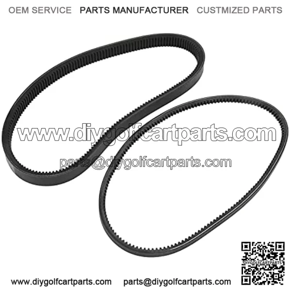 Powersports Belt Drives Drive Belt Starter Generator Belt Set 1016203 101916701 Replacement for Club Car Ds Precedent for Golf Cart Accessories for Golf Cart Accessories