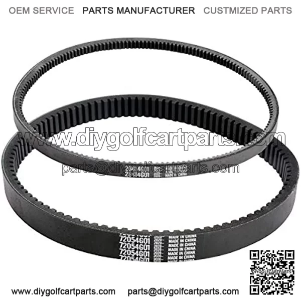 EZGO TXT Gas Drive Belt EZGO Starter Belts Kit 4 Cycle Gas Golf Cart Belt TXT Cushman Express Marathon Medalist ST Vehicles Terrain 1994-2013, OEM # 72054G01, 72024G01, 72025G01, 26414G01