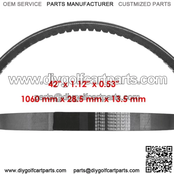 Clutch Drive Belt 1060x28.5x13.5mm For EZGO Medalist & TXT 4 Cycle Gas 1994-2013 - Image 2