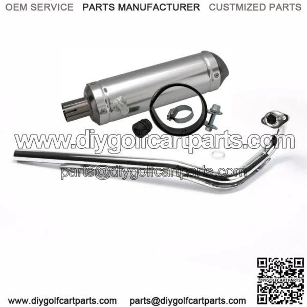 28mm Exhaust Pipe Muffler CRF XR50 Apollo SSR Dirt Pit Bike ATV Quad 110cc 125cc