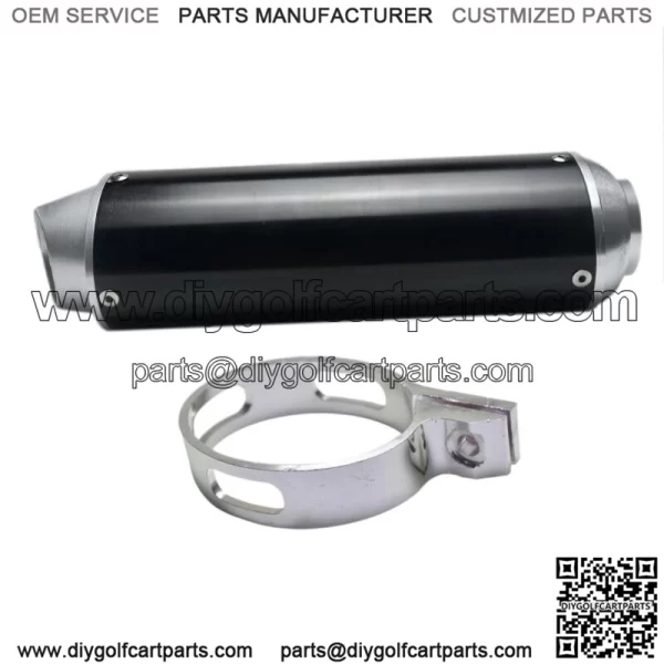 38mm CNC Exhaust Muffler Pipe 110 125 150cc Dirt Bike Pit Atomik SDG Thumpstar