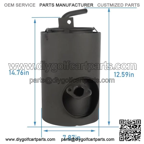 New Muffler Exhaust Replacement | JN6-E4710-00 FOR Yamaha Gas Golf Cart G16-G22 - Image 2