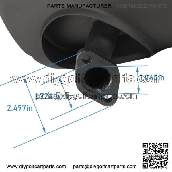 New Muffler Exhaust Replacement | JN6-E4710-00 FOR Yamaha Gas Golf Cart G16-G22 - Image 3