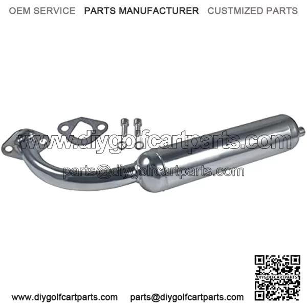 Exhaust Pipe With Muffler Fit Predator 212cc 196cc Go Kart,For Honda GX160,GX200
