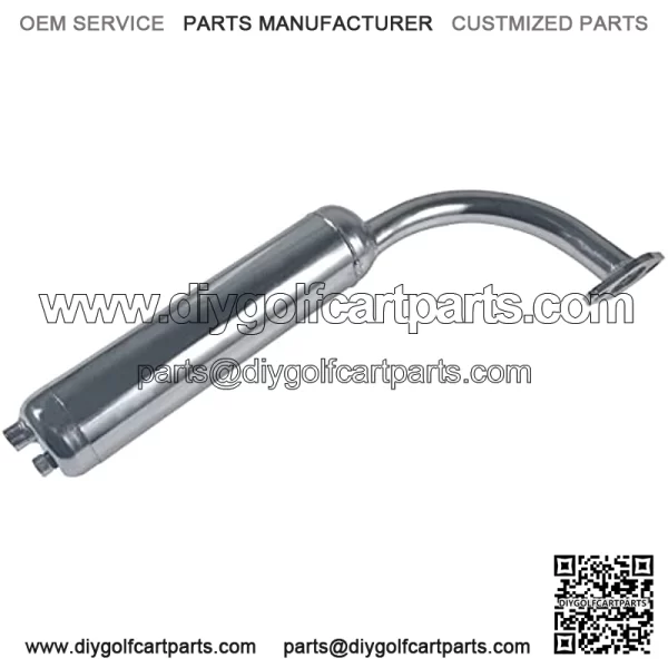 Exhaust Pipe With Muffler Fit Predator 212cc 196cc Go Kart,For Honda GX160,GX200 - Image 2