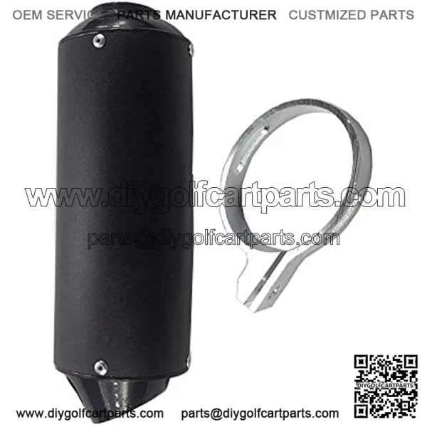 Parts Club Motorcycle Exhaust Muffler Silencer Fits for 140cc 150cc 160cc 125cc 38MM 1.5" inch Dirt Pitbike Lifan Yx Stomp SDG Removable Pit Dirt Bike ATV Universal