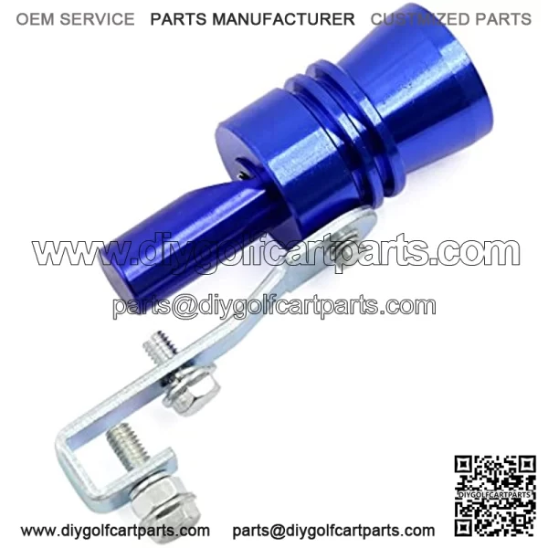 Blue Turbo Sound Whistle Muffler Exhaust Pipe Simulator Whistler XL Type - Image 4