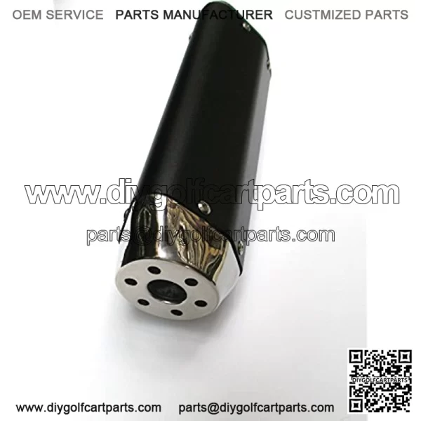 NEW! High Performance Exhaust System Muffler for GY6 50cc-400cc 4 Stroke Scooters ATV Go Kart (Black) - Image 5