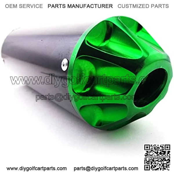 Aluminum Green 28mm Exhaust Muffler For 50cc 90cc 110cc 125cc CRF50 XR50 KLX110 SSR Thumpstar Chinese Pit Dirt Bike Motorcycle - Image 5