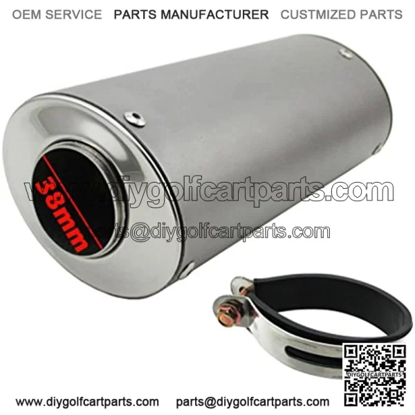 38mm Mute Silence Quiet Exhaust Muffler For 125cc 140cc 150cc 160cc ATV Pit Dirt Bike - Image 3