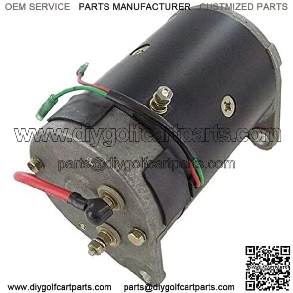 New 12 Volt, 22 Amps, 5 Terminals Starter Generator Compatible With/Replacement For Yamaha G2 G8 G9 G14 Golf Cart J38-81100-10-00, J38-81100-11-00, GSB107-06B 0.669in Shaft OD, 9.024in Length - Image 2