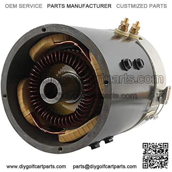 New Traction/Drive Motor GCM0001 Compatible With/Replacement For EZ-GO 36-Volt Series Electric Motors 1995-1907 BD4-4001, 73124G03, 5BC48JB1061, 430-22139 - Image 4