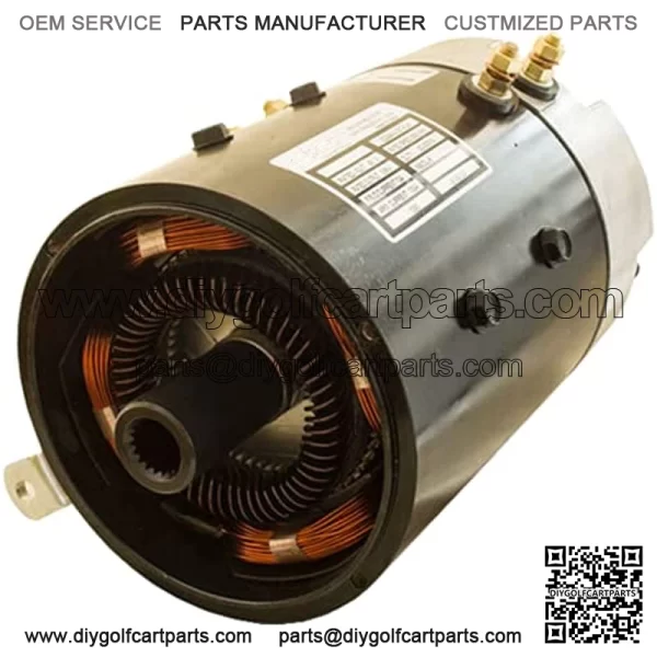 New 48V Drive Motor ZQS48-3.8-T Compatible with 07-UP Tomberlin E-Merge Electric Golf Cart Replacement - Image 2